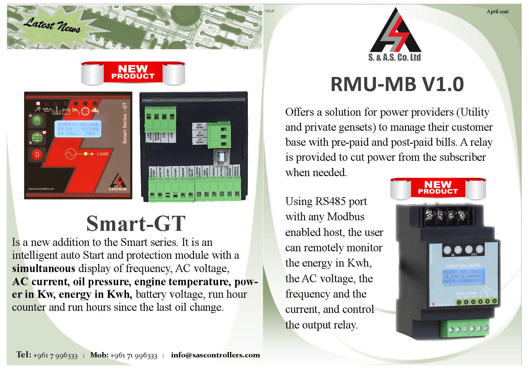 Smart-GT / RMU-MB v1.0
